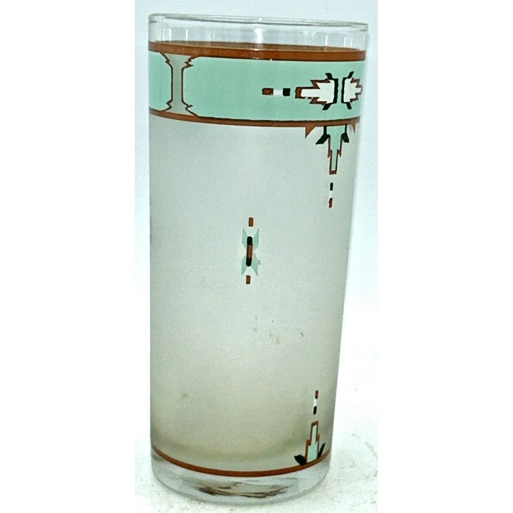 NORITAKE Boulder Ridge 16‎ oz Tumbler Glass Southwestern Ranch Native